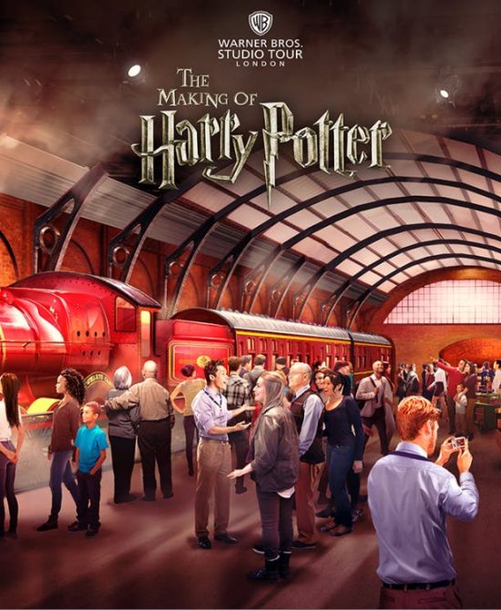 Tour por el estudio de Harry Potter